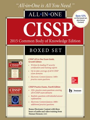 cover image of CISSP Boxed Set 2015 Common Body of Knowledge Edition